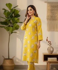 VERDA CO-ORD SET All over printed Lown Cotton Affordable Dressesđź‘—