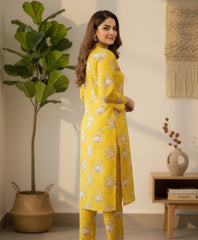 VERDA CO-ORD SET All over printed Lown Cotton Affordable Dressesđź‘—