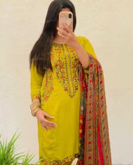 Pocket Sequence Embroidery 2Pc: Elevate Your Style!