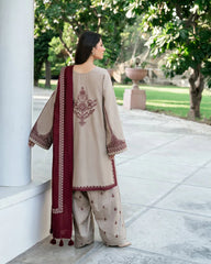 Romaisa Embroidered 3pcs