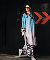 Aqua (Stitched 2 Pcs)