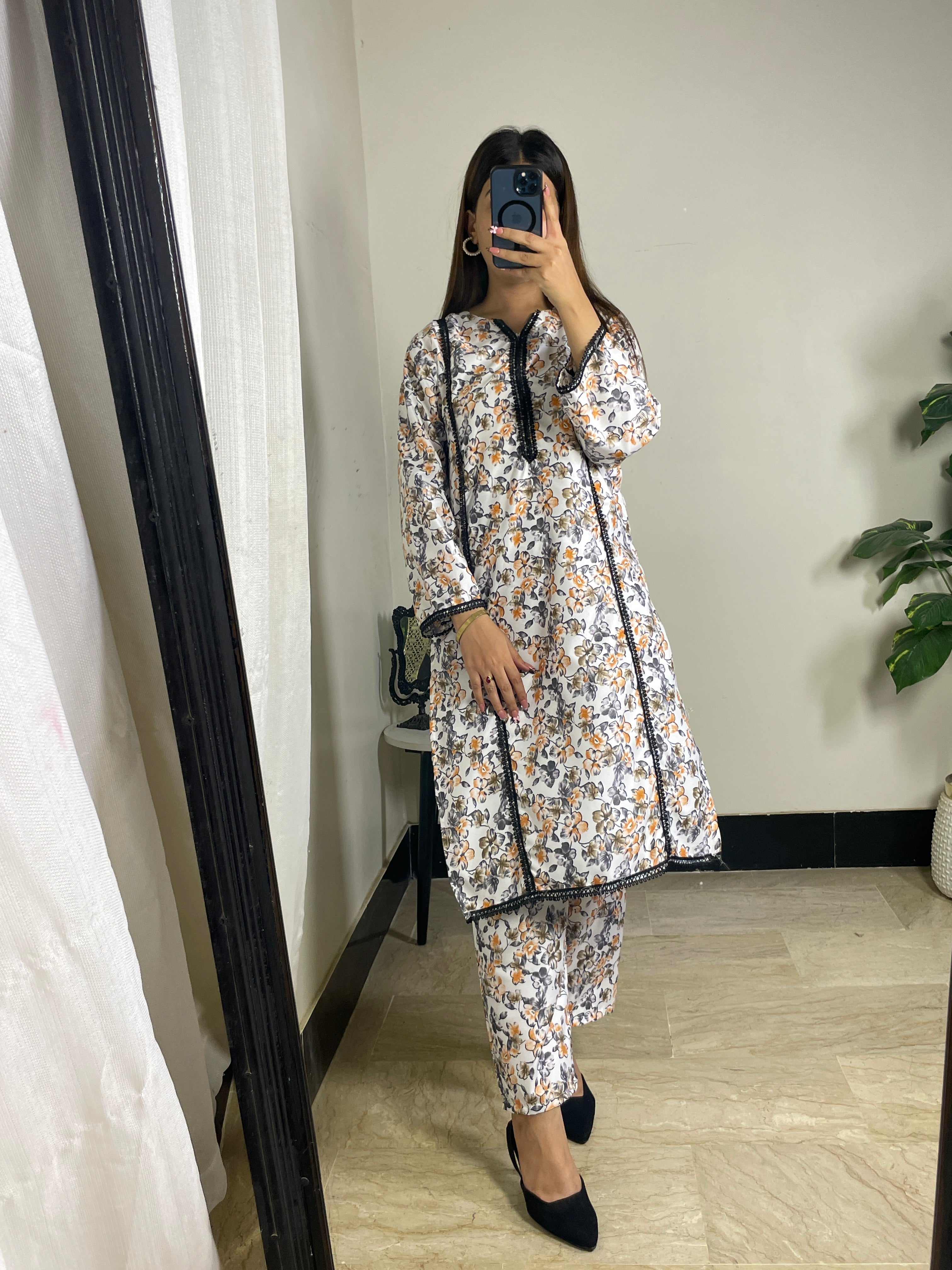 ELena CO-ORD SET All over printed Lown Cotton Affordable Dresses👗