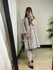 ELena CO-ORD SET All over printed Lown Cotton Affordable Dresses👗