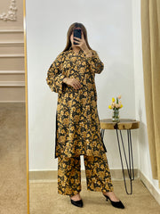 ROSE BLACK CO-ORD Set